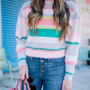 Rebecca Taylor Striped Pullover